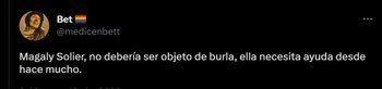 Usuarios piden ayuda para Magaly Solier.