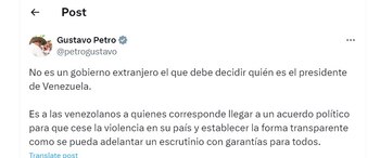 Gustavo Petro hablo de la