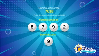 Estos fueron los números ganadores del 18 de abril de 2026 en el sorteo de La Caribeña Noche. (Jovani Pérez/Infobae)