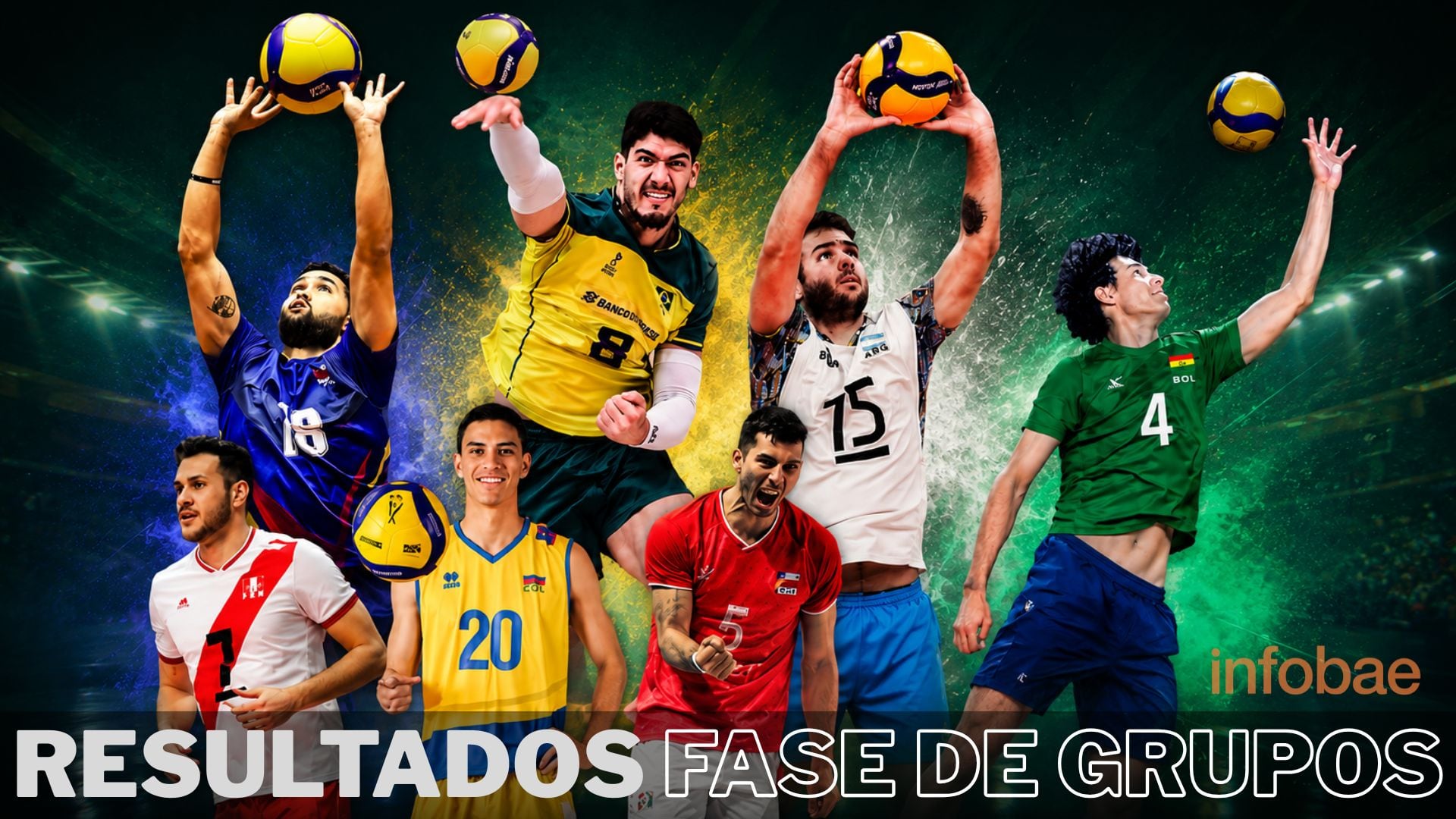 Resultados de la Copa Sudamericana de vóley Masculino 2026 HOY: así van los partidos en la fase de grupos