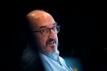 El empresario y director general