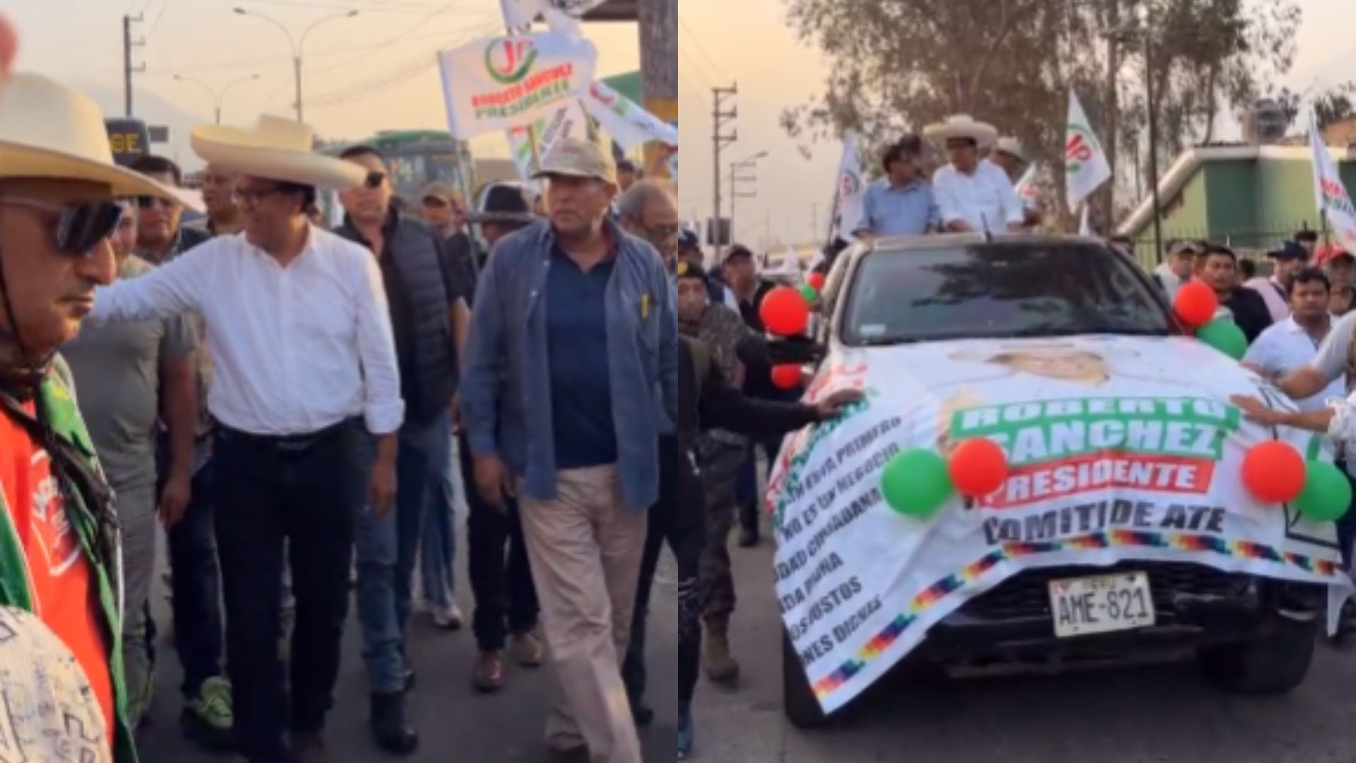 Roberto Sánchez visitó Huaycán.