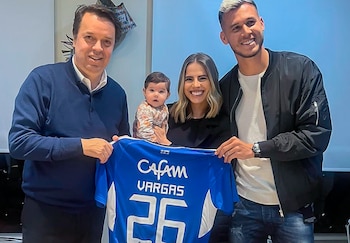 Juan Pablo Vargas, que juega