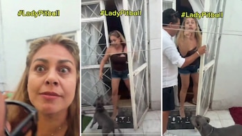 Mujer se vuelve viral como ‘Lady Pitbull’ tras discusión por mascota y lanza insulto racista a vecina: “No me toques negra”