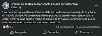 Emetra denunció ante el Ministerio Público el supuesto pago de dinero a pilotos del transporte pesado para provocar caos vial en la Ciudad de Guatemala.