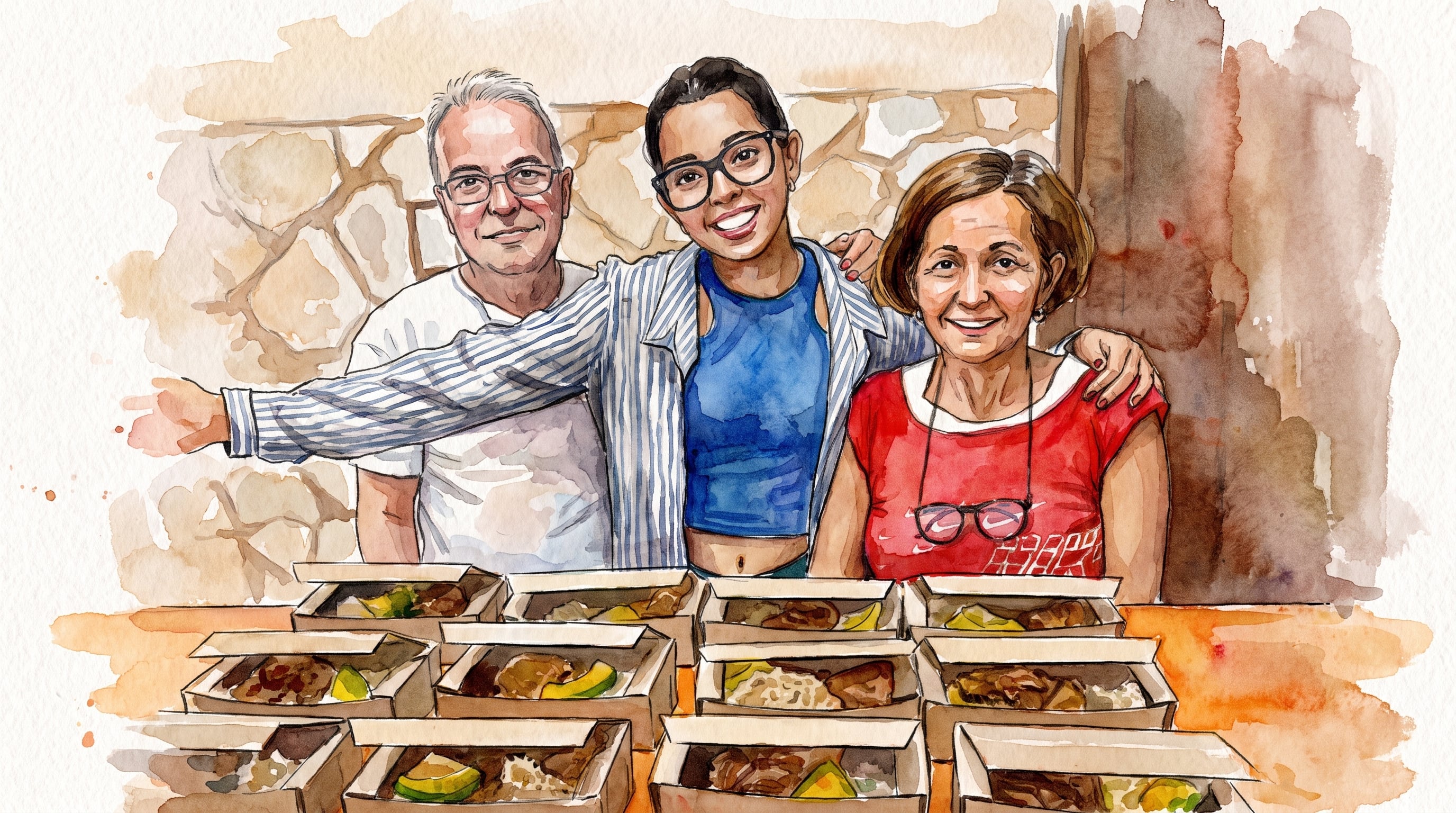 Una familia cubana repartió almuerzos tras recibir ayuda desde España. (Imagen Ilustrativa Infobae)