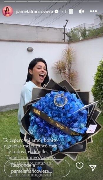 Pamela Franco y Christian Domínguez