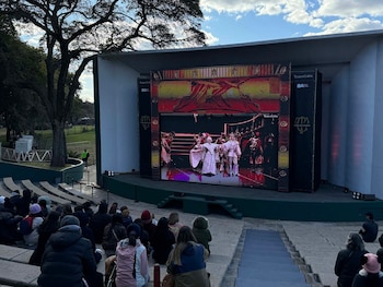El anfiteatro del Parque Sarmiento
