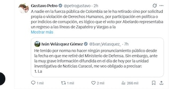 Gustavo Petro en X