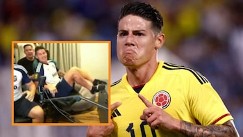 James Rodríguez imitó a Giovanni