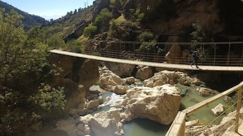 La pasarela de la ruta