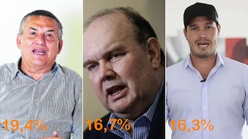 Daniel Urresti, George Forsyth y