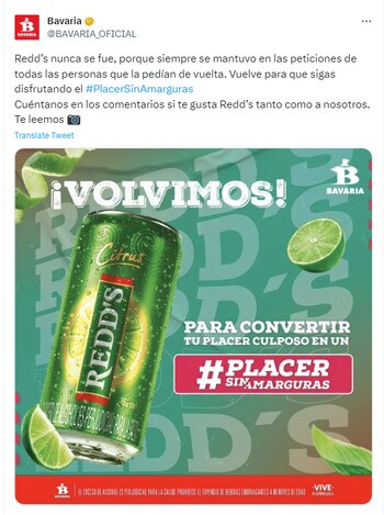 Bavaria anuncia el regreso de