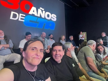 Virginia Bouvet y Néstor Segovia, de Metrodelegados