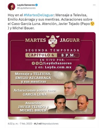 Layda Sansores sí hará el