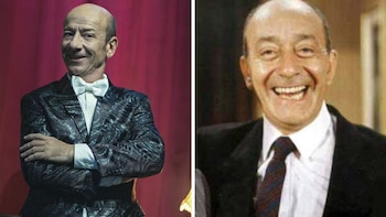 Sebastián Rosso encarna al Negro Olmedo, figura inseparable de los espectáculos que hicieron historia junto a Moria sobre las tablas