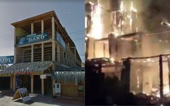 Hotel Bako se incendió en