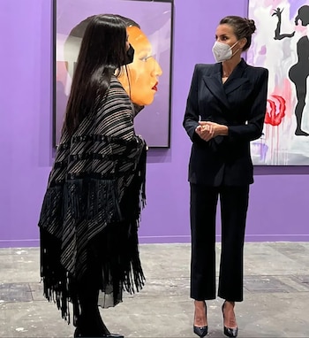 chola poblete letizia arco madrid 2022