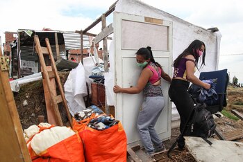 Viviendas de familias en altos