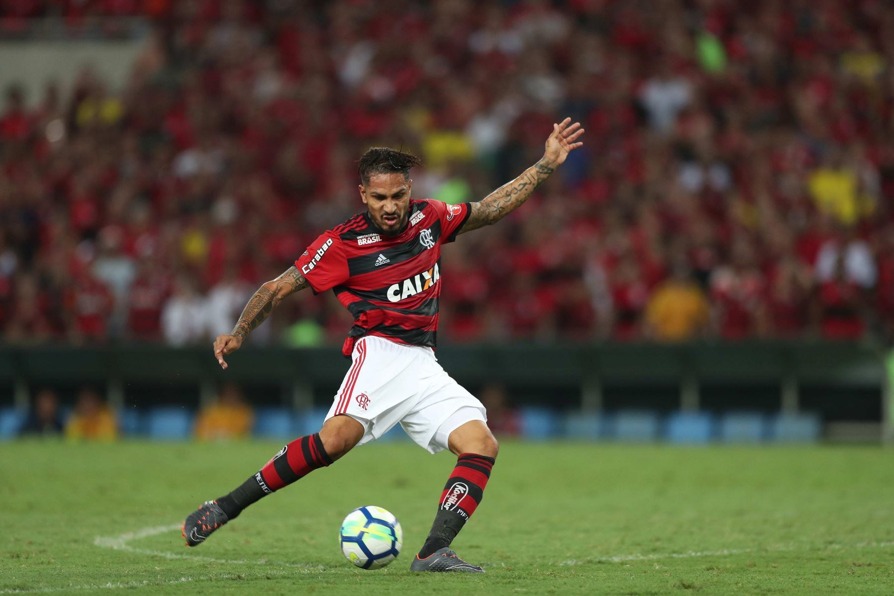 Paolo Guerrero anotó 42 goles y dio 13 asistencias en 112 partidos jugados con Flamengo entre 2015 y 2018. - créditos: Andina