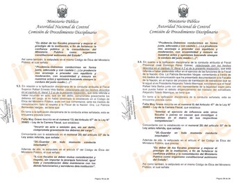 Imputaciones contra Vela Barba y