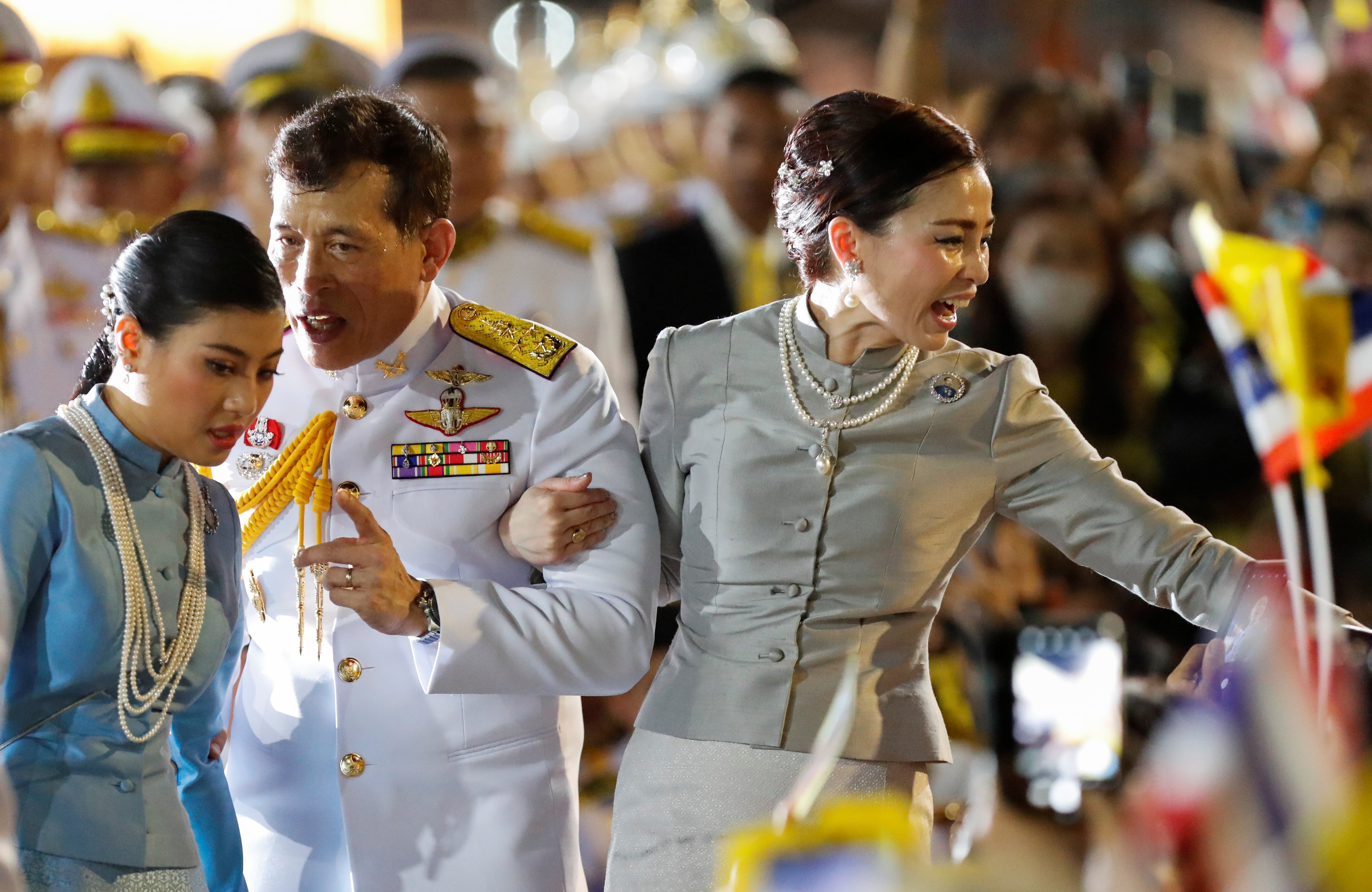 Rama X y Suthida de Tailandia (REUTERS/Jorge Silva)