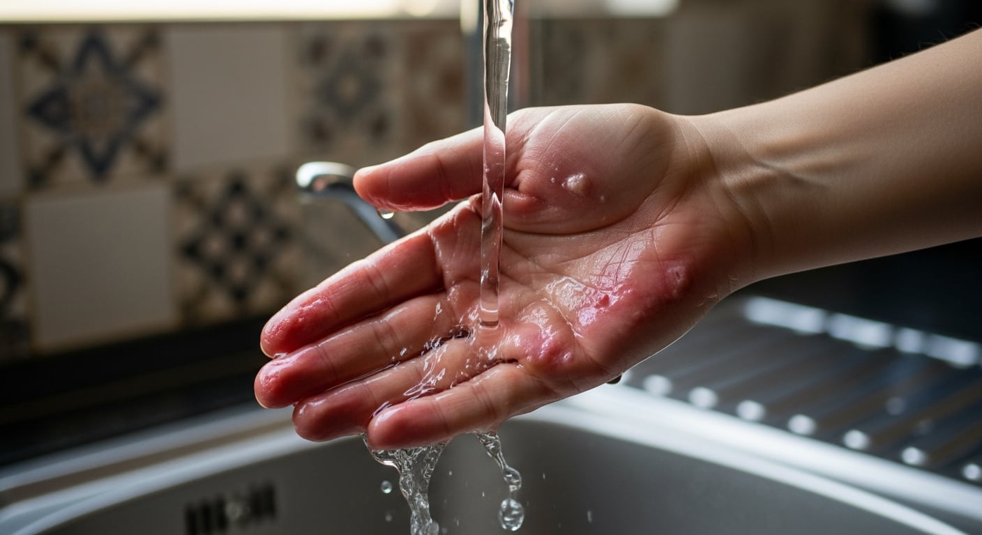 El tratamiento inicial recomendado por especialistas reduce el riesgo de infecciones después de una quemadura y acelera la recuperación de la piel afectada (Imagen ilustrativa Infobae) - visualesIA