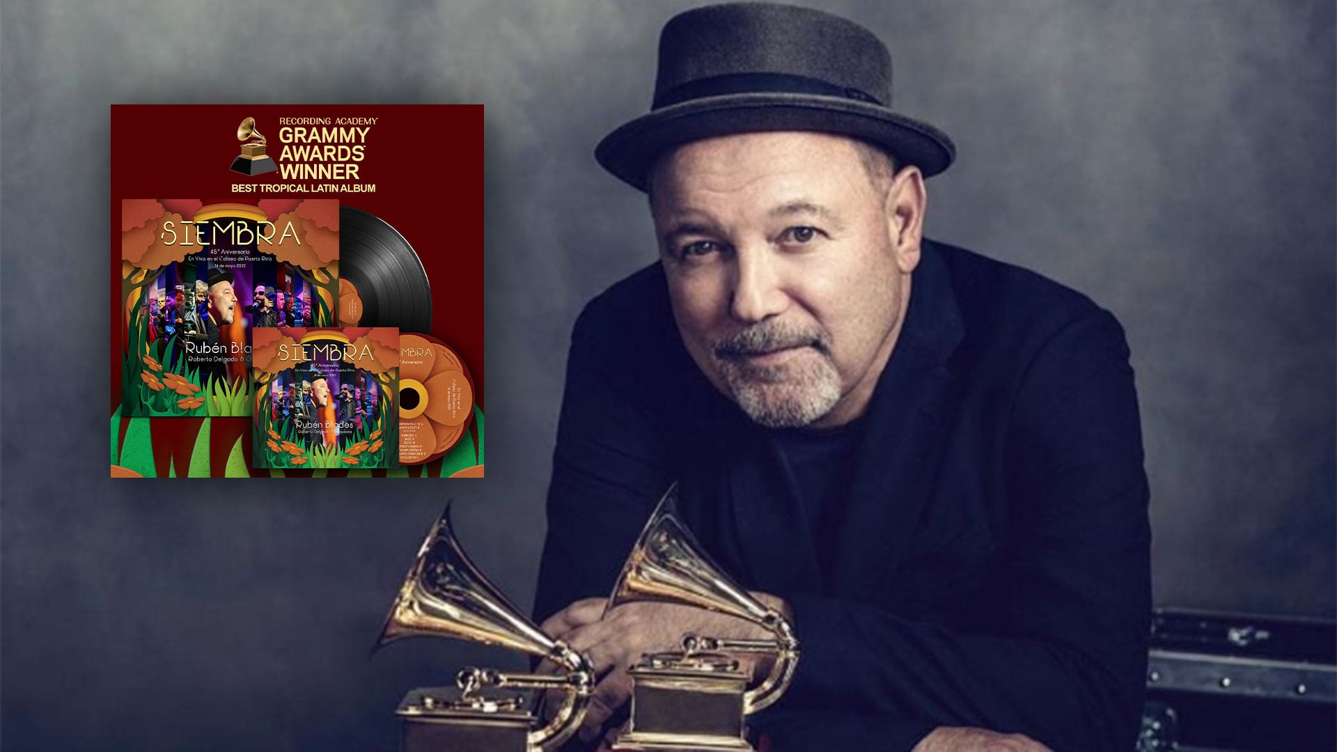 Blades obtuvo el Grammy por la versión 2023 de Siembra, una revancha que esperó 45 años