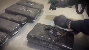 Las autoridades incautaron más de seis kilogramos de marihuana y cocaína que, según el reporte oficial, tenían como destino la isla de San Andrés. - crédito captura de video