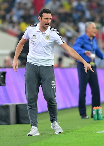 Lionel Scaloni debutó como técnico de Argentina el 7 de septiembre de 2018, con un triunfo 3-0 ante Guatemala en el Memorial Coliseum de Los Ángeles. Los goles fueron de Pity Martínez, Lo Celso y Giovanni Simeone (Reuters)