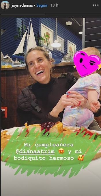La imagen en Instastories que Joy compartió sobre la celebración
