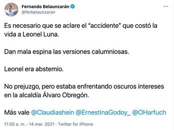 El líder del PRD Fernando