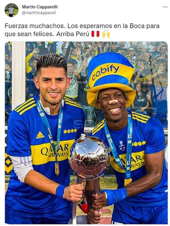 Múltiples muestras de apoyo se