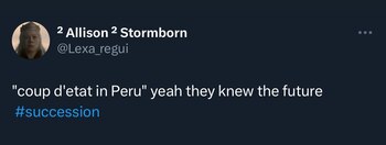 Succession menciona a Perú en