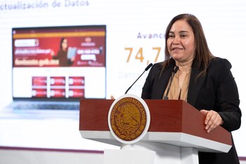 Jabnely Maldonado Meza, durante la