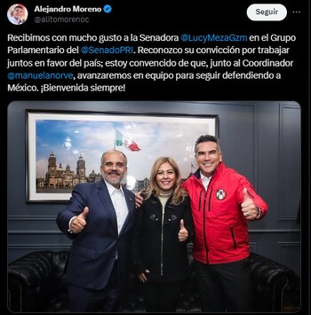 Así le dio la bienvenida