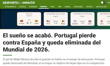 Desporto Ao Minuto y su portada