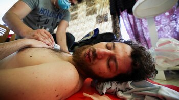 Migrantes encerrados en Bélgica intensificaron