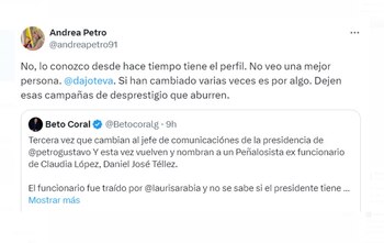 Andrea Petro defiende el nuevo