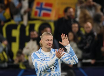 Erling Haaland recibió el cariño