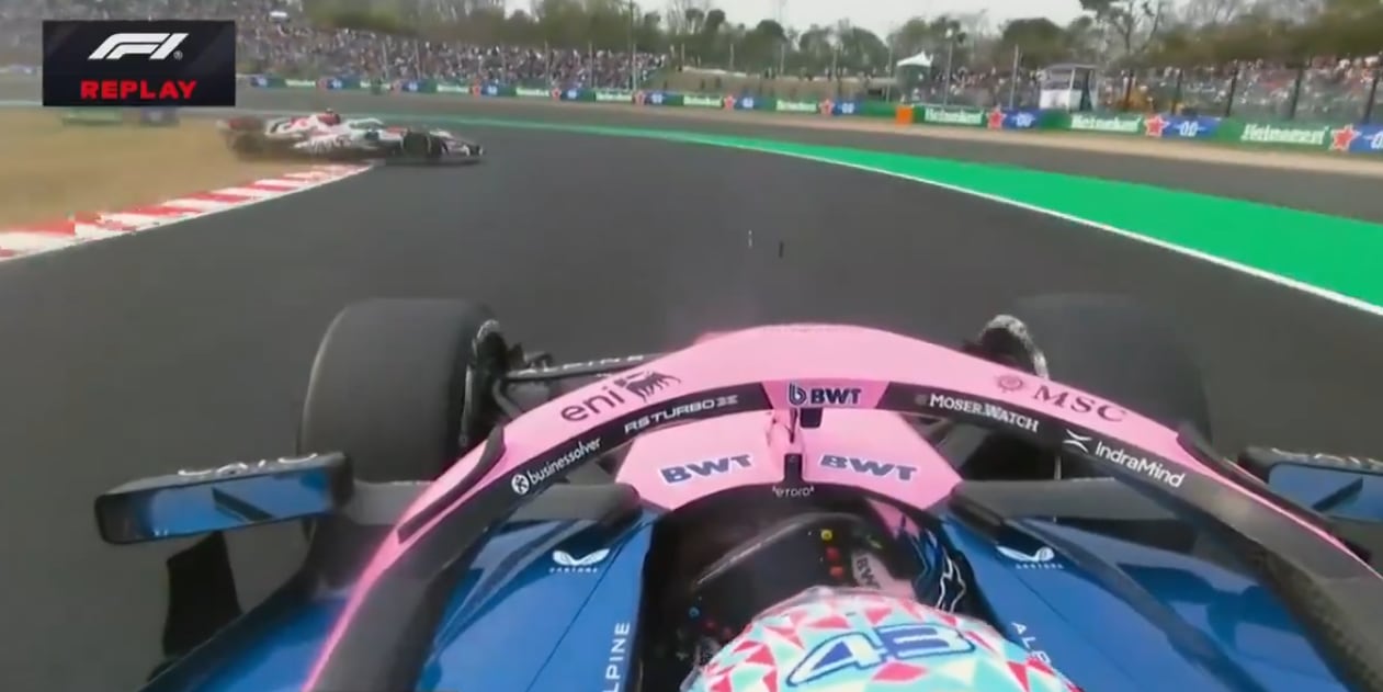 Eel Haas de Bearman ya pasó a Colapinto y su destino será el muro en la curva 13 (F1)