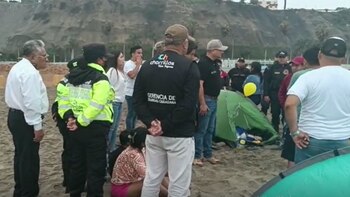 Playa Agua Dulce en Chorrillos.