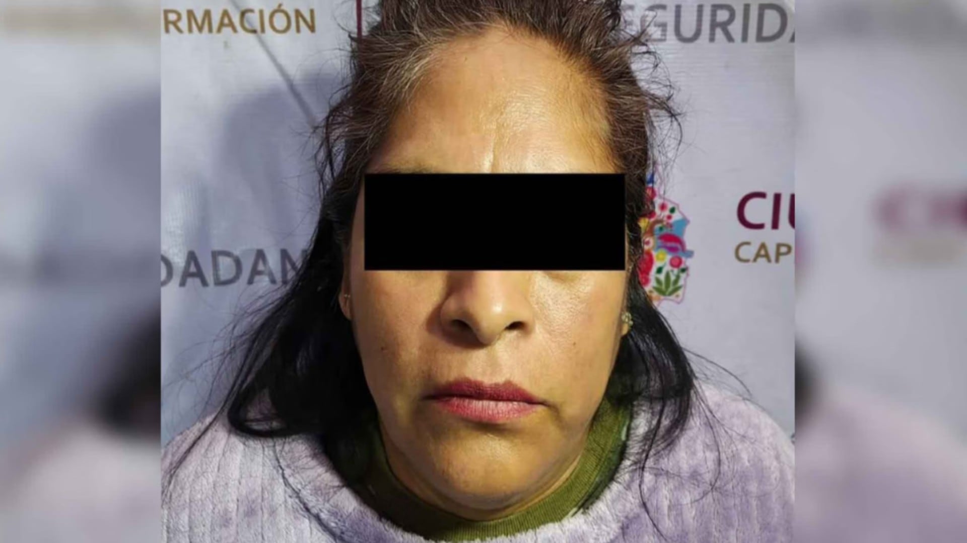 Eloísa Gálvez alias Doña Mari, lideresa de una célula delictiva dedicada a la venta y distribución de narcóticos en Iztapalapa e ingresar droga a cárceles Foto: SSC CDMX