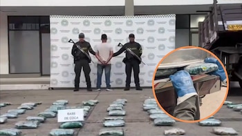 Policía halló 120 kilos de coca ocultos en un doble piso en la carrocería de un vehículo en Caquetá