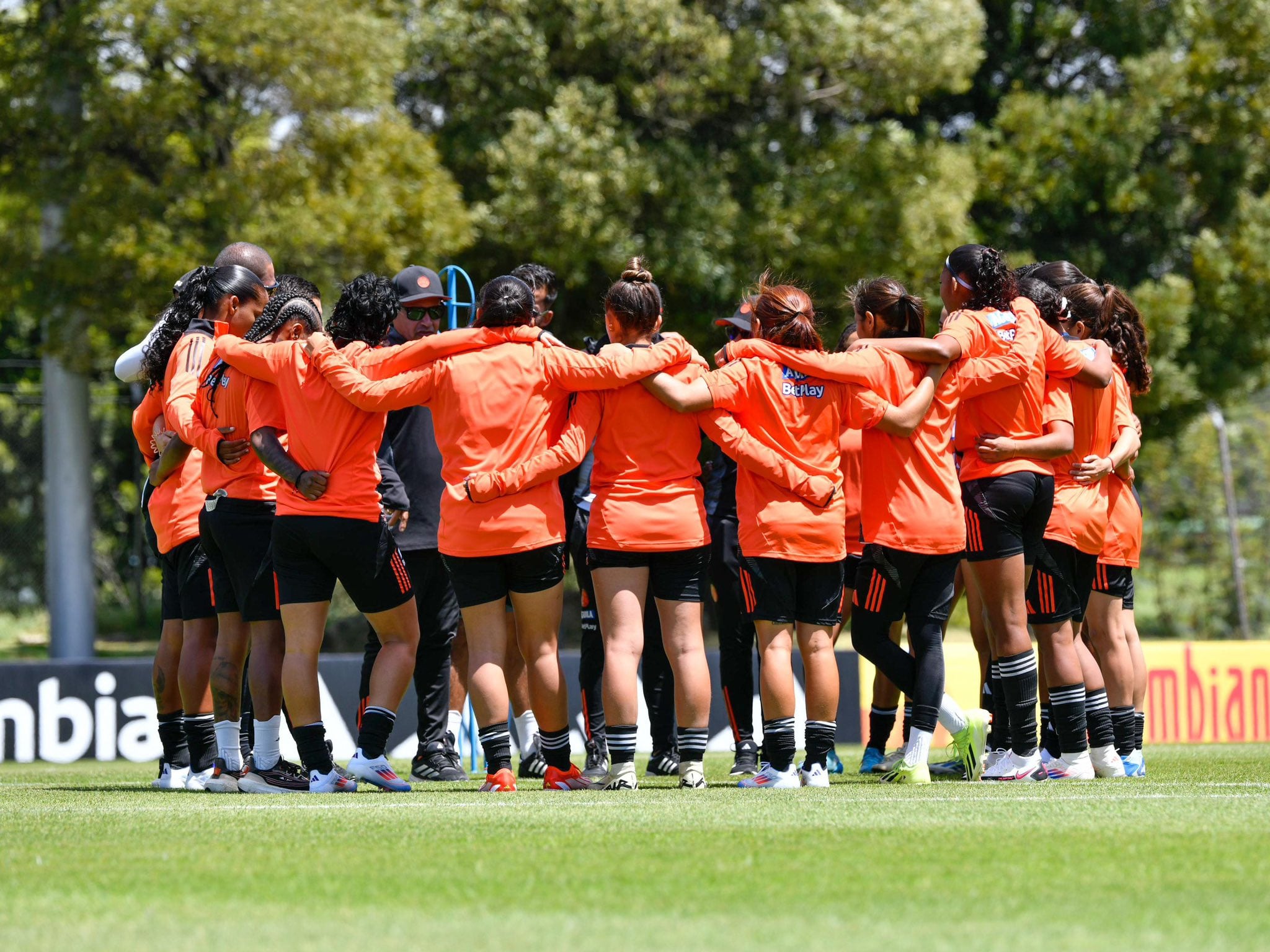 La selección Colombia entrenó a las afueras de Bogotá previo al inicio del periodo FIFA - crédito FCF