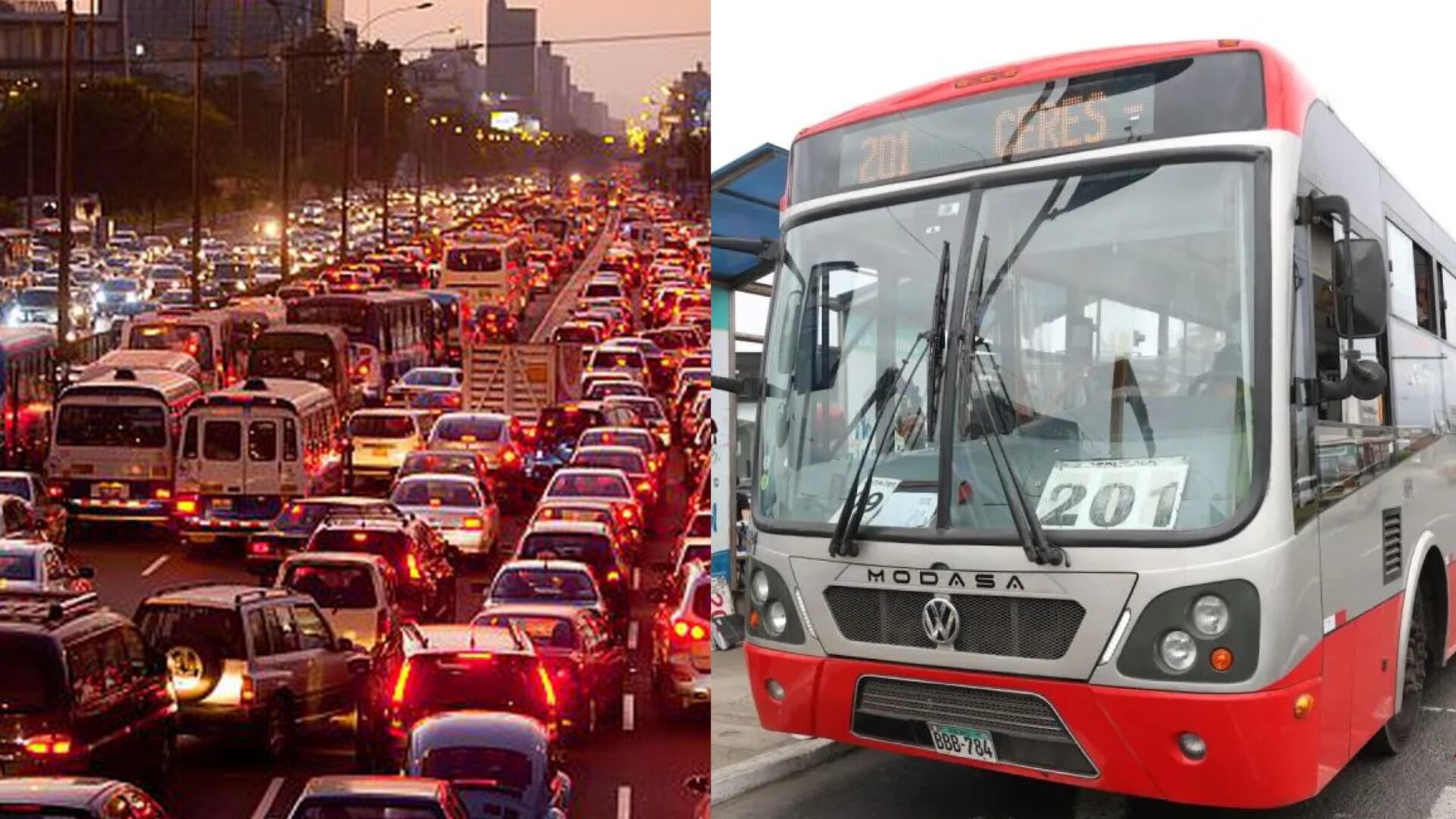 Javier Prado colapsa por tráfico: Corredor Rojo cambia su ruta debido a la congestión. Foto: Composición Infobae Perú
