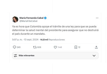 La senadora arremetió contra el
