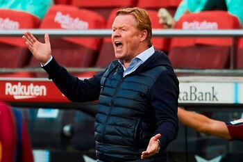 Koeman se mostró muy crítico