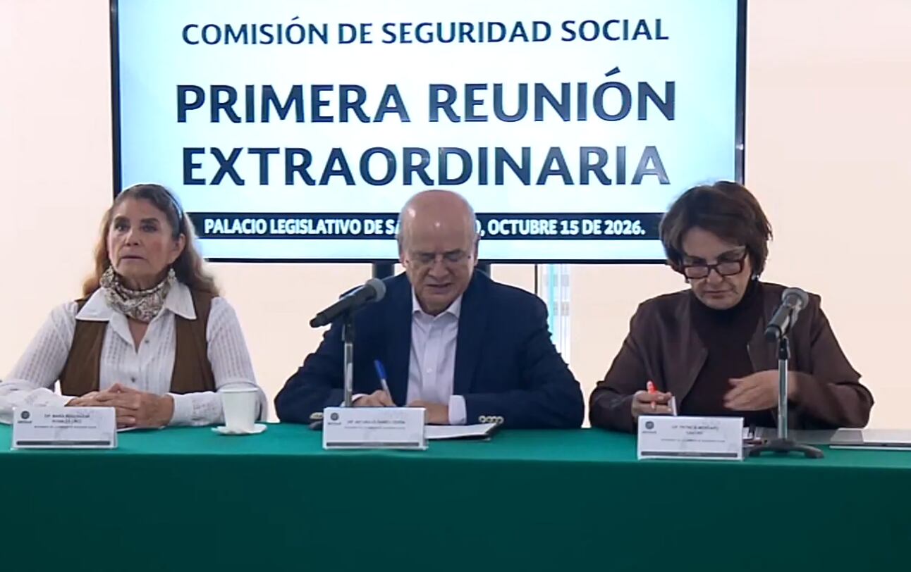 La Comisión de Seguridad Social de San Lázaro sesionó para analizar los recursos destinados al IMSS e ISSSTE.Crédito: @CanalCongreso