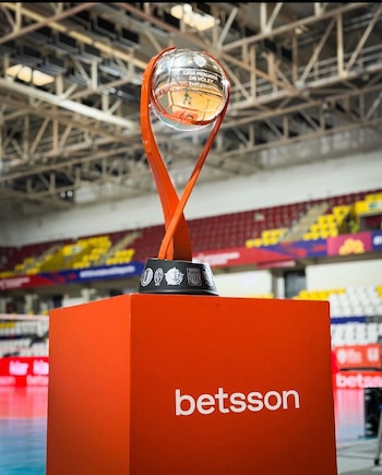 Así luce el trofeo de la Liga Peruana de Vóley 2025/2026.
